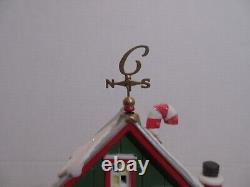 Dept. 56 North Pole 2006 Candy Cane Corner C Weathervane #56.5692 HTF Excellent