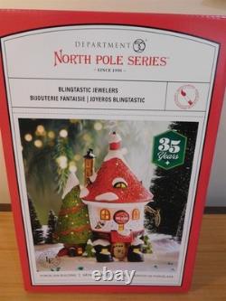 Dept 56 North Pole Blingtastic Jewelers #6015622 NIB Free Ship