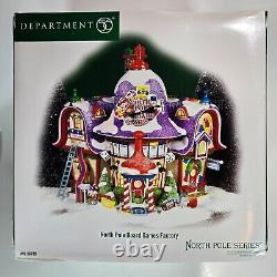 Dept 56 North Pole Board Games Factory #56.56789 Hasbro 2005 North Pole Series