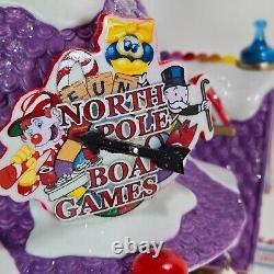 Dept 56 North Pole Board Games Factory #56.56789 Hasbro 2005 North Pole Series