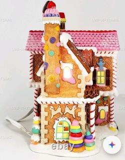 Dept 56 North Pole Board Games Factory Mint In box with Light & Sign, Box, Bag