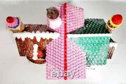 Dept 56 North Pole Board Games Factory Mint In box with Light & Sign, Box, Bag