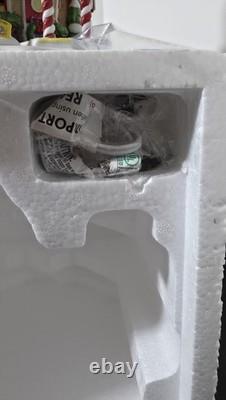 Dept 56 North Pole Board Games Factory Mint In box with Light & Sign, Box, Bag