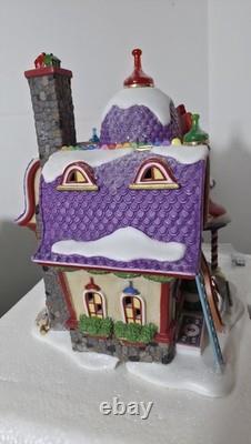 Dept 56 North Pole Board Games Factory Mint In box with Light & Sign, Box, Bag