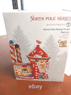 Dept 56 North Pole CANDY CRUSH FACTORY Retired Christmas NOB