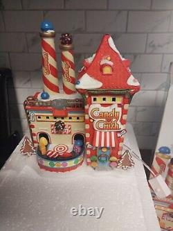 Dept 56 North Pole CANDY CRUSH FACTORY Retired Christmas NOB