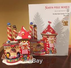 Dept 56 North Pole Candy Crush Factory Christmas Village 4056669 NIB Music