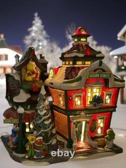 Dept 56 North Pole Christmas Village Sesame Street North Pole Building, Big Bird
