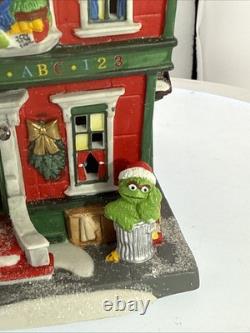 Dept 56 North Pole Christmas Village Sesame Street North Pole Building, Big Bird