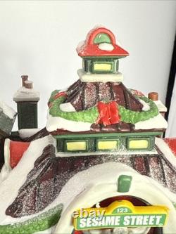 Dept 56 North Pole Christmas Village Sesame Street North Pole Building, Big Bird