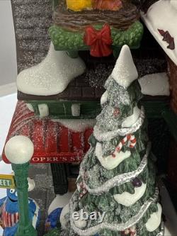 Dept 56 North Pole Christmas Village Sesame Street North Pole Building, Big Bird