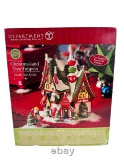 Dept 56 North Pole Christmasland Tree Toppers 2pc Set Brand New in Box