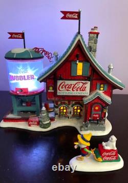 Dept 56 North Pole Coca-Cola Bubbler, Sold withSpecial Delivery, Animated- Rare