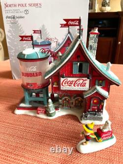 Dept 56 North Pole Coca-Cola Bubbler, Sold withSpecial Delivery, Animated- Rare