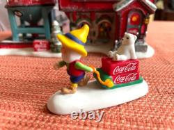 Dept 56 North Pole Coca-Cola Bubbler, Sold withSpecial Delivery, Animated- Rare