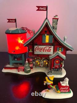 Dept 56 North Pole Coca-Cola Bubbler, Sold withSpecial Delivery, Animated- Rare