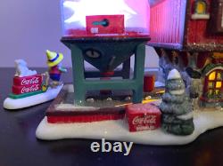 Dept 56 North Pole Coca-Cola Bubbler, Sold withSpecial Delivery, Animated- Rare