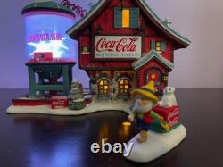 Dept 56 North Pole Coca-Cola Bubbler, Sold withSpecial Delivery, Animated- Rare