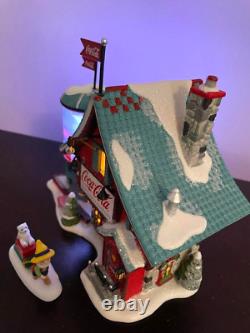 Dept 56 North Pole Coca-Cola Bubbler, Sold withSpecial Delivery, Animated- Rare