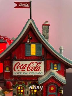 Dept 56 North Pole Coca-Cola Bubbler, Sold withSpecial Delivery, Animated- Rare