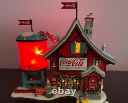 Dept 56 North Pole Coca-Cola Bubbler, Sold withSpecial Delivery, Animated- Rare