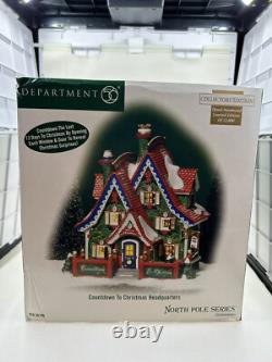 Dept 56 North Pole Countdown to Christmas Headquarters 56798 #5909/12000 New