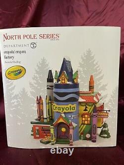 Dept 56 North Pole Crayola Crayon Factory #6007613