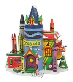 Dept 56 North Pole Crayola Crayon Factory #6007613 BRAND NEW 2021 Free Shipping