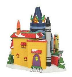 Dept 56 North Pole Crayola Crayon Factory #6007613 BRAND NEW 2021 Free Shipping