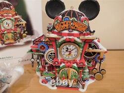 Dept 56 North Pole Disney Showcase Mickey Mouse Watch Factory MIB