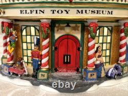 Dept 56 North Pole Elfin Toy Museum 56959 + Teddy Bear's Truck Ride 57229READ