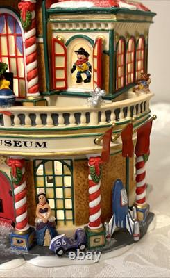 Dept 56 North Pole Elfin Toy Museum 56959 + Teddy Bear's Truck Ride 57229READ