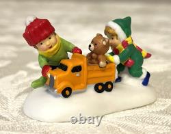 Dept 56 North Pole Elfin Toy Museum 56959 + Teddy Bear's Truck Ride 57229READ