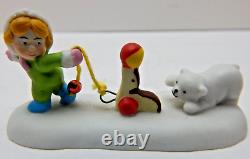 Dept 56 North Pole Fisher Price Follow the Leader #4050970 Old Store Stock RARE