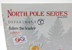 Dept 56 North Pole Fisher Price Follow the Leader #4050970 Old Store Stock RARE