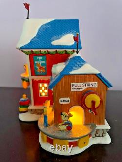 Dept 56 North Pole Fisher-Price Pull Toy Factory NOS, Lighted Collectible