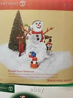 Dept 56 North Pole Grandma Bakery Kringle Street Snowman Christmas Village Lot