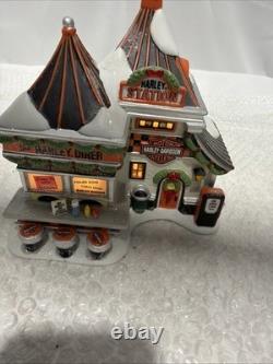 Dept 56 North Pole HARLEY PUMP & GO DINER 4035574 Open Box / Tested Checked