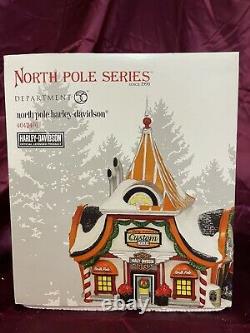 Dept 56 North Pole Harley Davidson #4042401