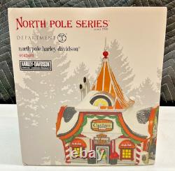 Dept 56 North Pole Harley Davidson 4042401 New Mint Box 2014 Light Ret FREE SHIP