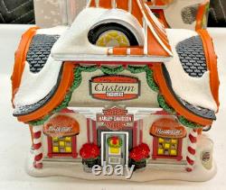 Dept 56 North Pole Harley Davidson 4042401 New Mint Box 2014 Light Ret FREE SHIP