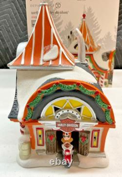 Dept 56 North Pole Harley Davidson 4042401 New Mint Box 2014 Light Ret FREE SHIP