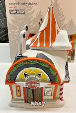 Dept 56 North Pole Harley Davidson 4042401 New Mint Box 2014 Light Ret FREE SHIP