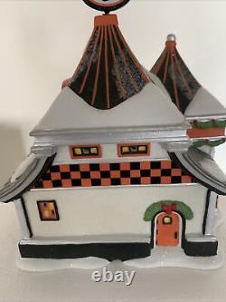 Dept 56 North Pole Harley Pump & Go Diner Harley Davidson Christmas Collectible