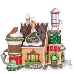 Dept 56 North Pole Hot COCOA CHOCOLATE WORKS #805545 NRFB Lighted Village