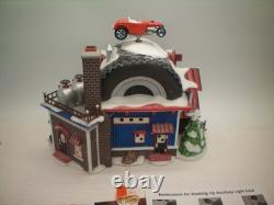 Dept. 56 North Pole Hot Wheel's Custom Car Shop In Original Box