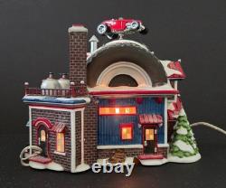 Dept. 56 North Pole Hot Wheel's Custom Car Shop In Original Box