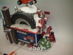 Dept. 56 North Pole Hot Wheel's Custom Car Shop In Original Box