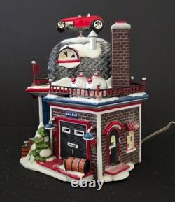 Dept. 56 North Pole Hot Wheel's Custom Car Shop In Original Box