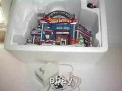 Dept. 56 North Pole Hot Wheel's Custom Car Shop In Original Box